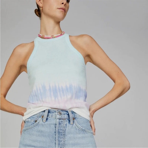 WSLY Raw Hem Ombre Tie Dye Tank Lot size small - Picture 3 of 15